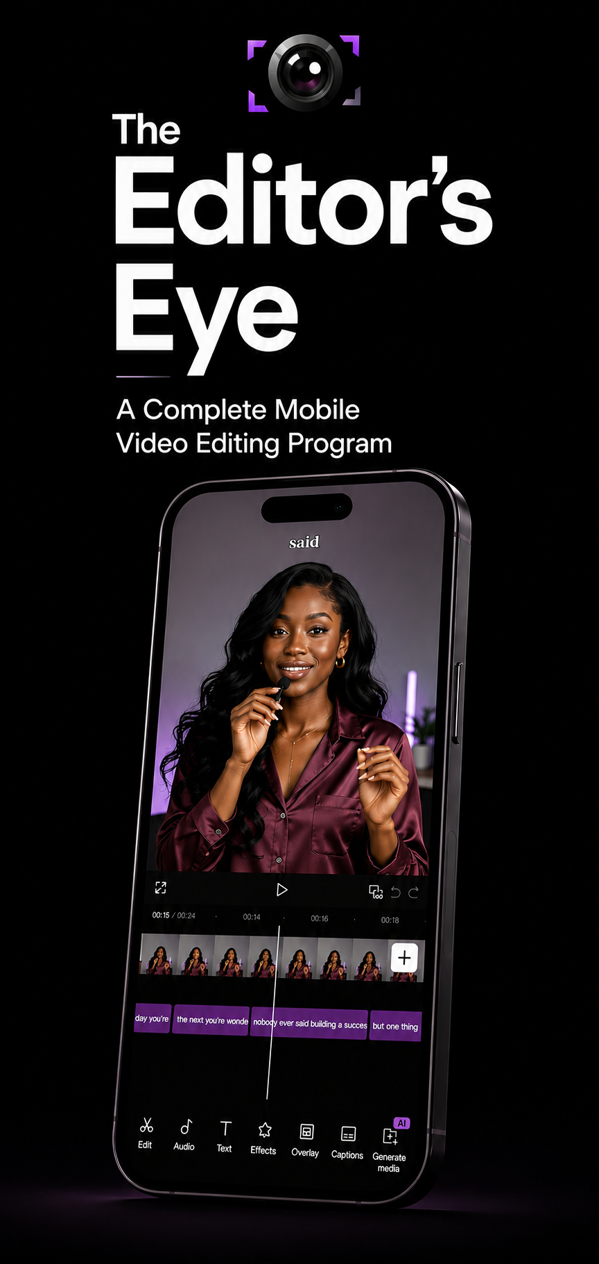 CapCut app mock up